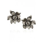 Irit Design | Oxidized sterling silver diamond earrings | NET-A-PORTER.COM