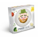 Детская тарелка FOOD FACE DINNER PLATE. Детская посуда Необычные подарки. Toyzez.ru