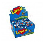 Блок жвачек Love is — "Банан-Клубника"