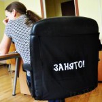 Рубашка на офисное кресло Занято! - Свежачок - оригинальные и прикольные подарки в Москве от магазина подарков Пум-пу.Ру.