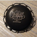 Антикварная серебряная брошь