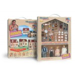 Игрушка Семья из 4-х человек, с аксессуарами для кухни, столовой, гостинной и ванной комнаты.