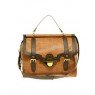 ASOS Faux Croc Tuck Lock Day Bag