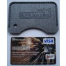 Графитовый волнистый чехол для miniКРЕДИТКА VISA