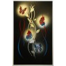 Купить Картина Swarovski "Пламя в ночи", 25х40, кол-во кристаллов 789 с доставкой за 6160 рублей
