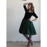 Зеленое платье 50е годы